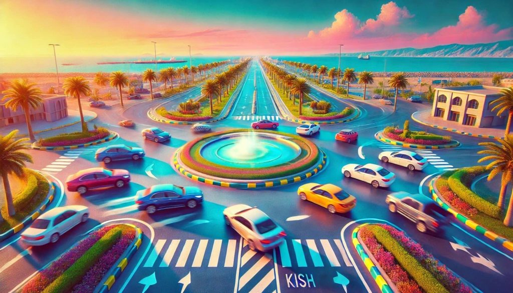 فرهنگ رانندگی در کیش