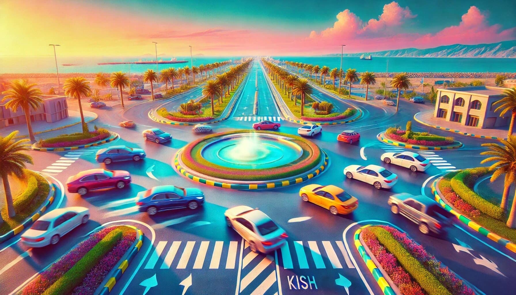 فرهنگ رانندگی در کیش